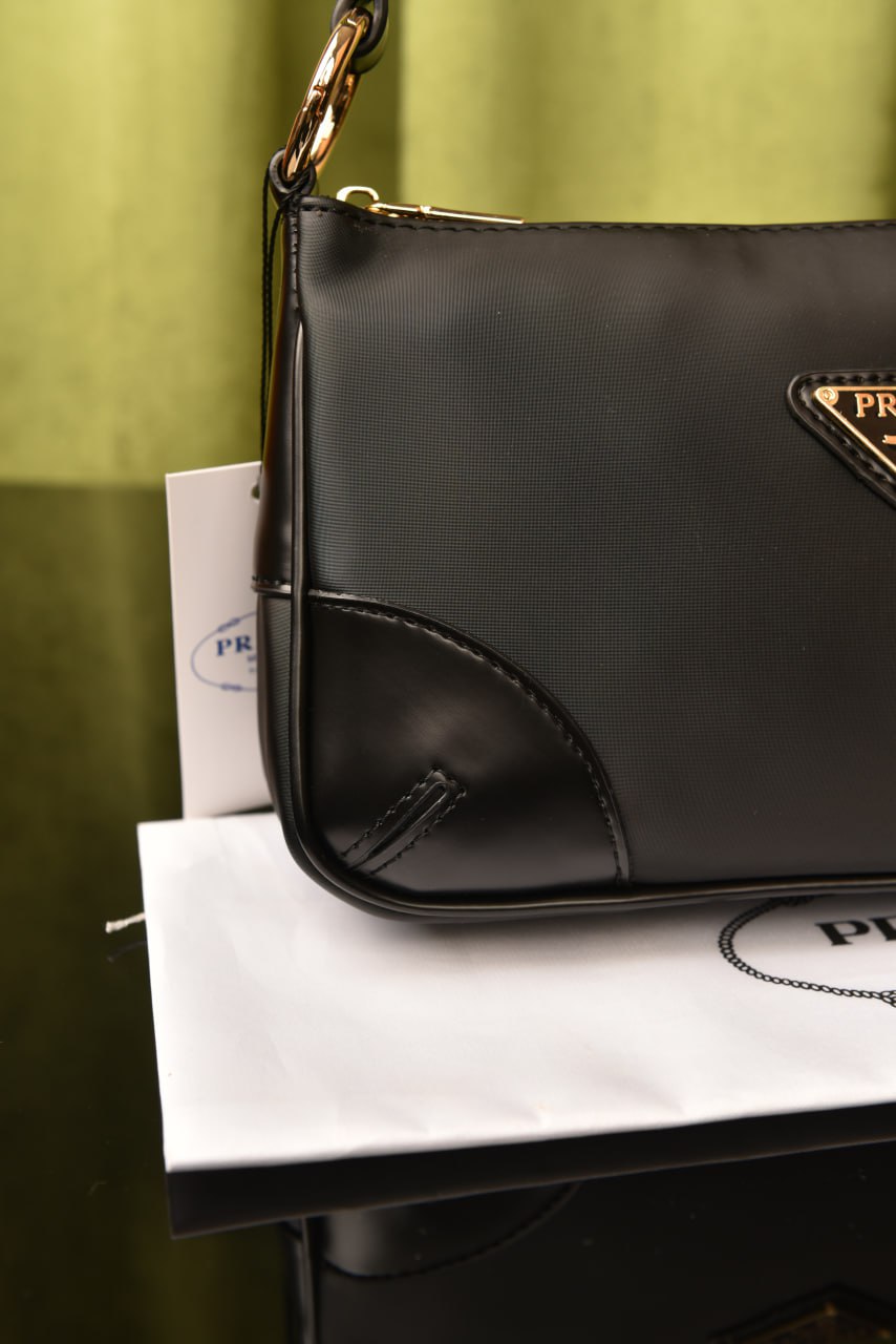 PR - Re-Edition 2002 Nylon Brushed Shoulder Bag