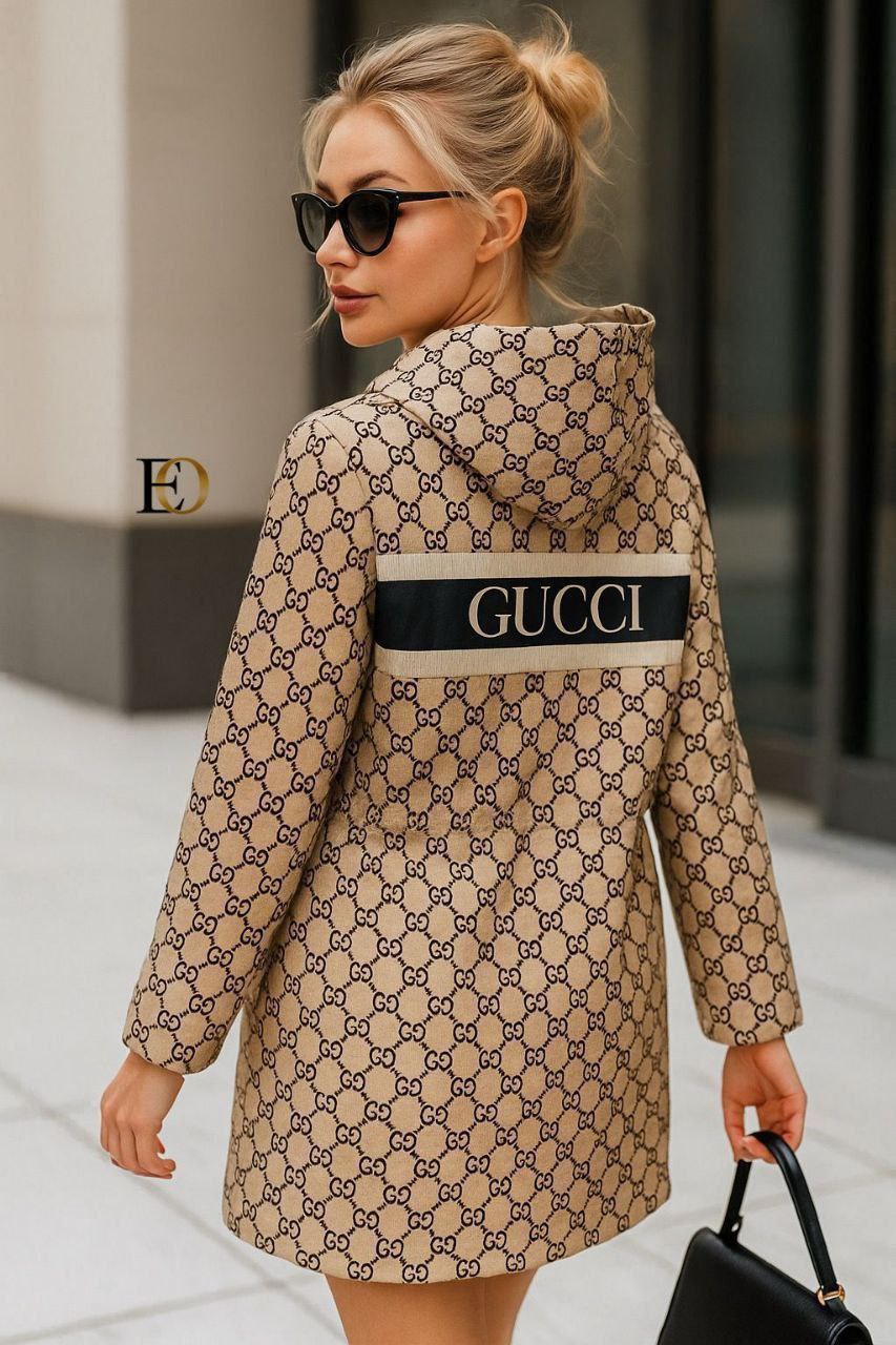 GG - Hooded Trench Coat