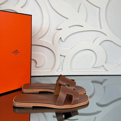 HMS - Oran Slippers (Brown)