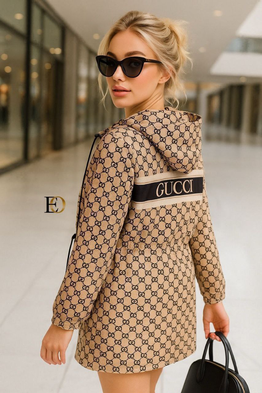 GG -  Hooded Trench Coat