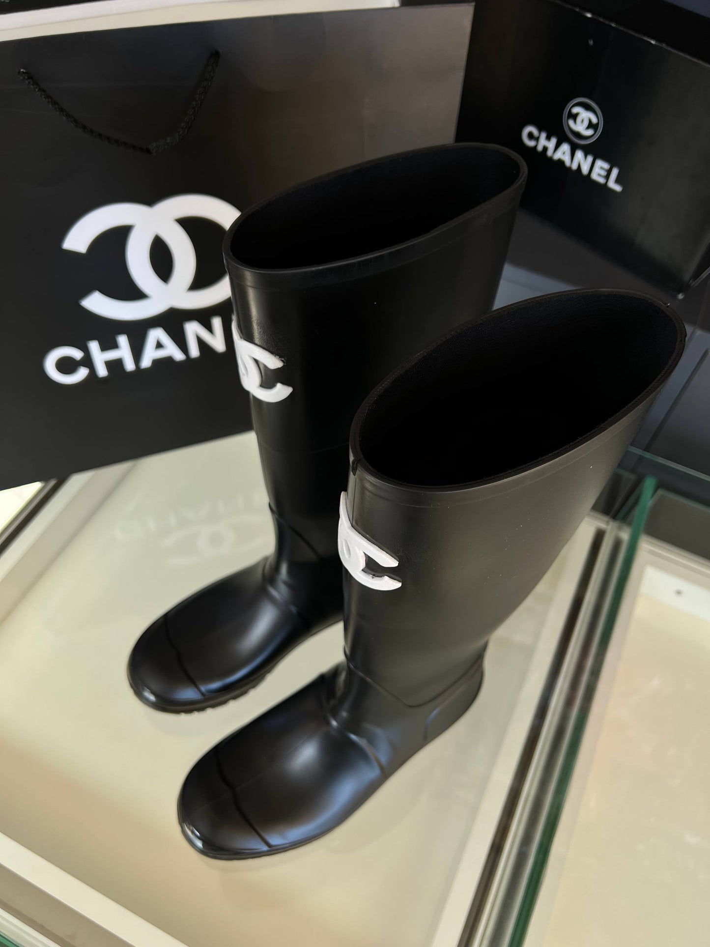 CH - Rain Leather Boots