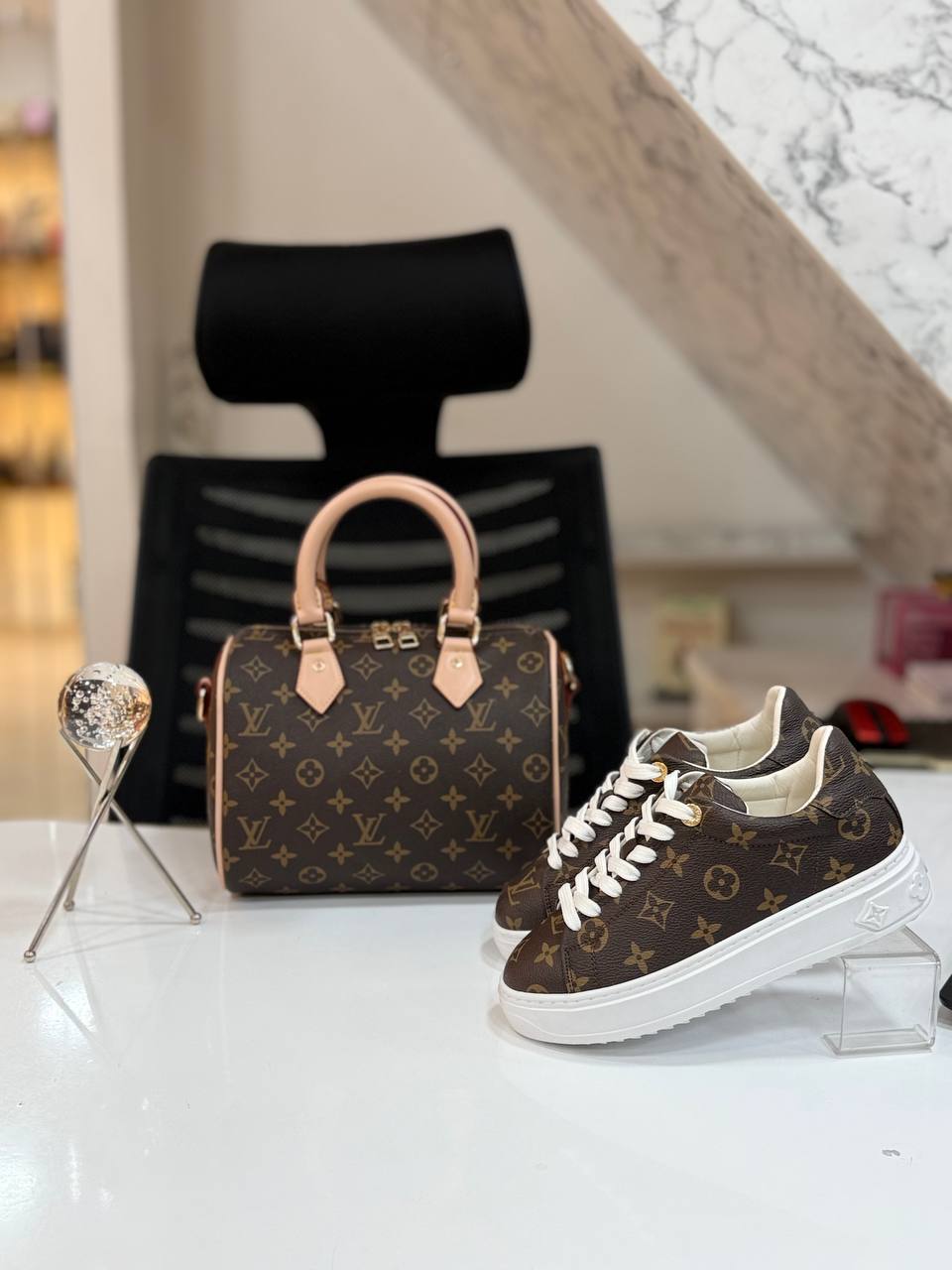 LVS  Bag and  Sneakers