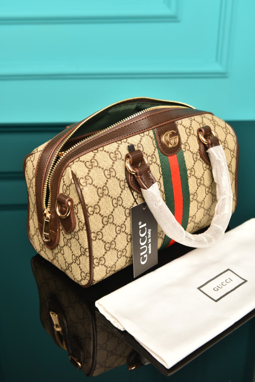 GG - Ophidia Medium Boston Bag