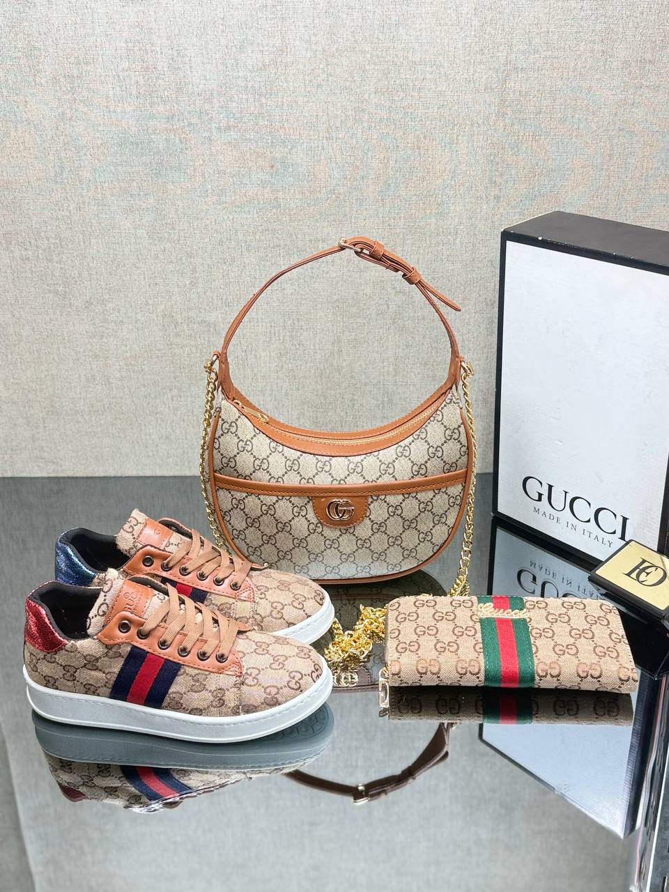 GG - Bag and Shoes and Wallet
